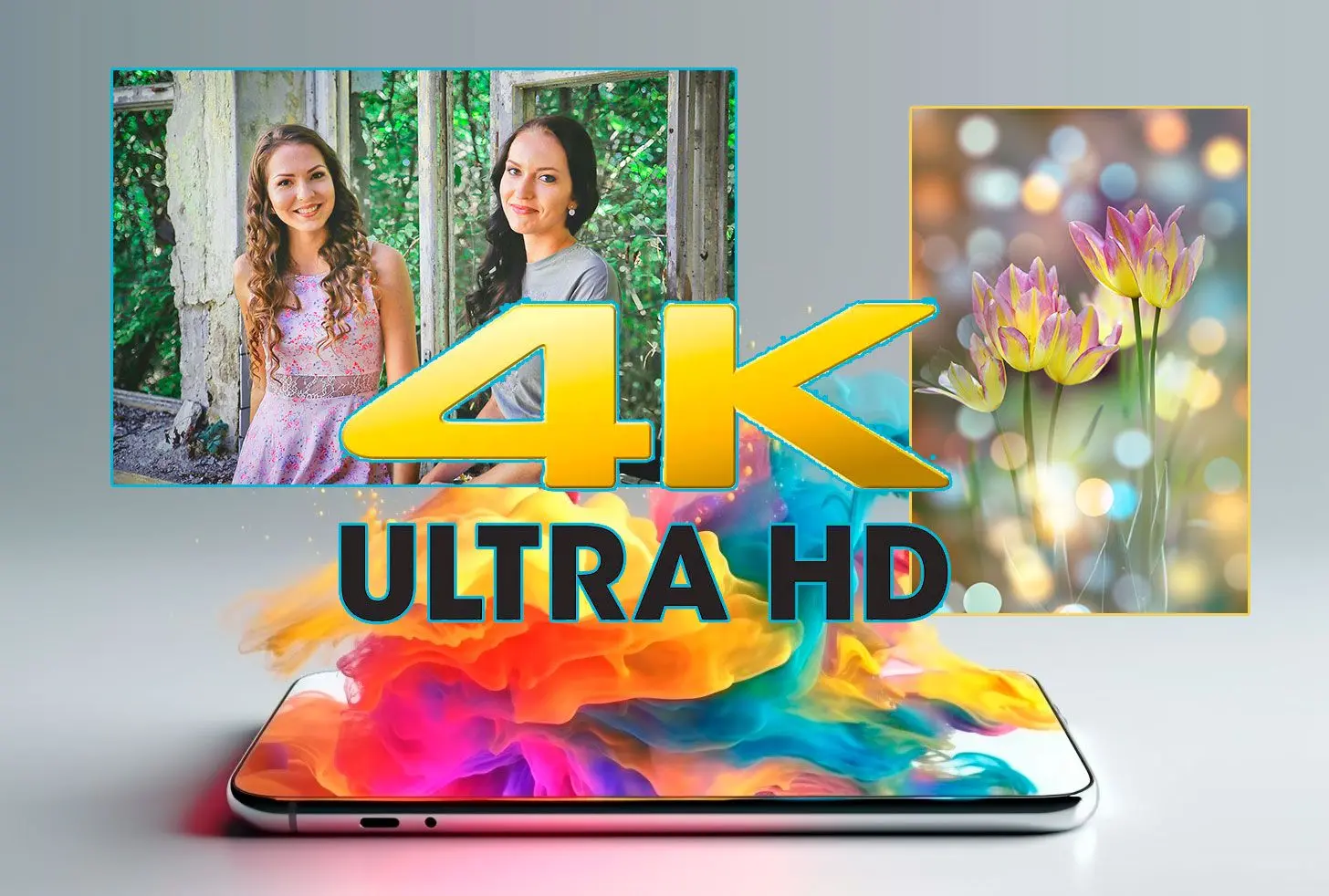 Chuyển đổi ảnh sang chất lượng Ultr HD trên điện thoại..