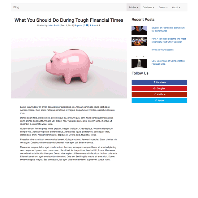 Gif động trong bài đăng trên blog.