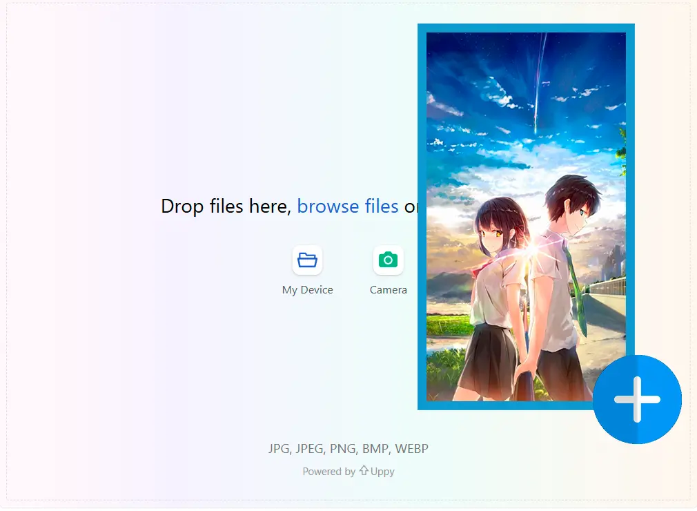 Tải Ảnh Nhân Vật Của Bạn.
