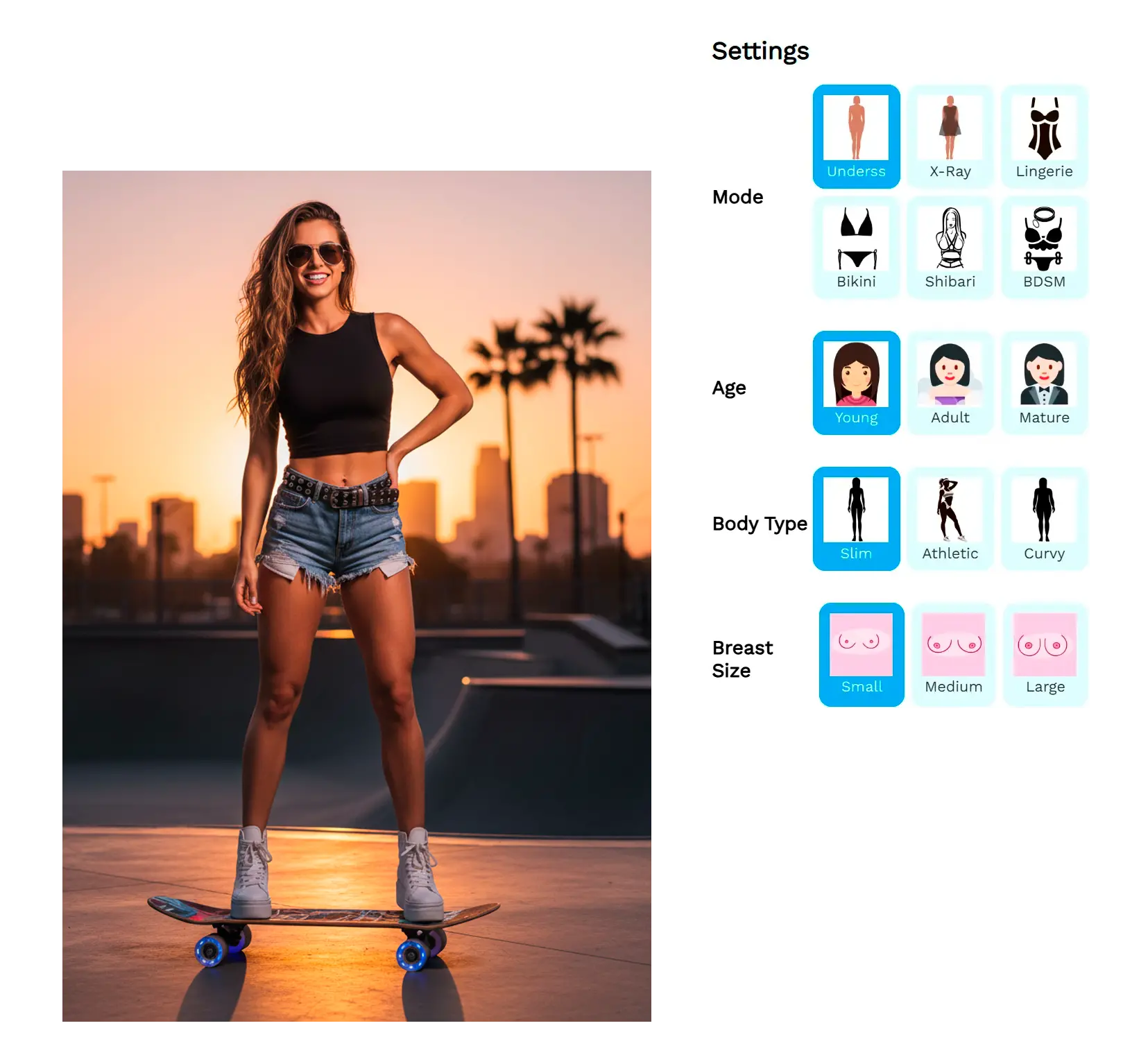 Định cấu hình Giao diện Kết quả.