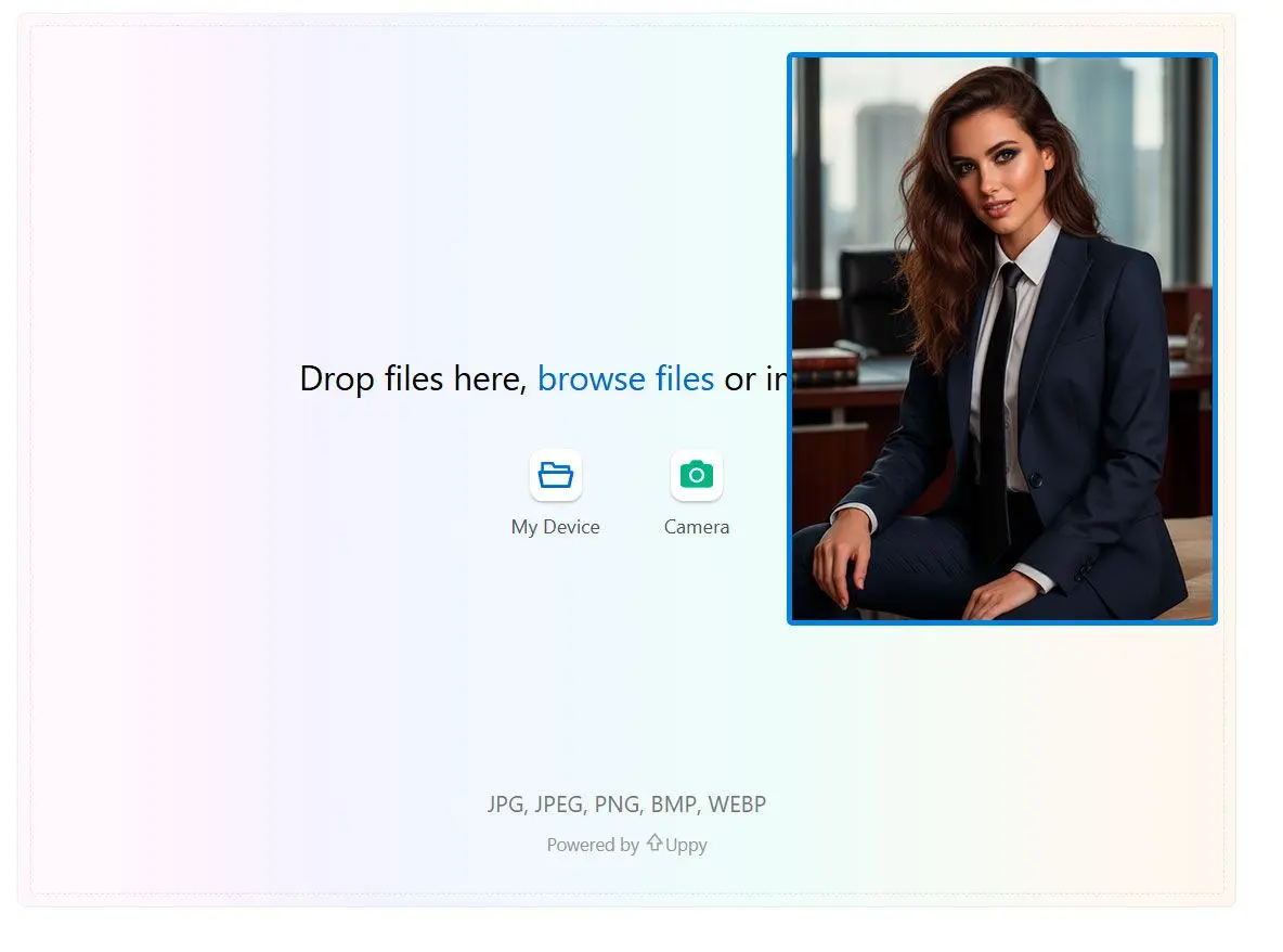 Tải ảnh của bạn lên.