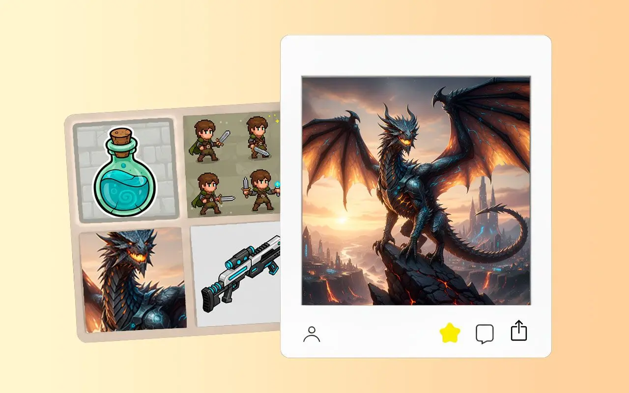 Tạo Bất cứ Điều gì Bạn Có thể Tưởng tượng: Tài sản & Sprite Trò chơi.