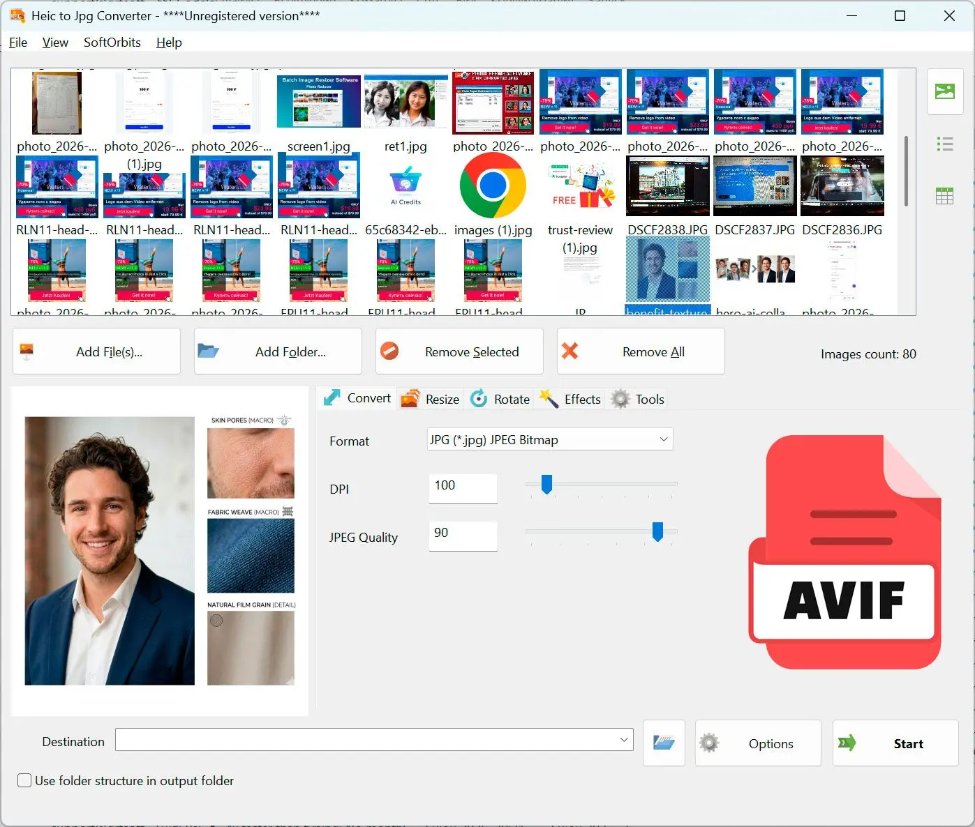 HEIC to JPG Converter Ảnh chụp màn hình.