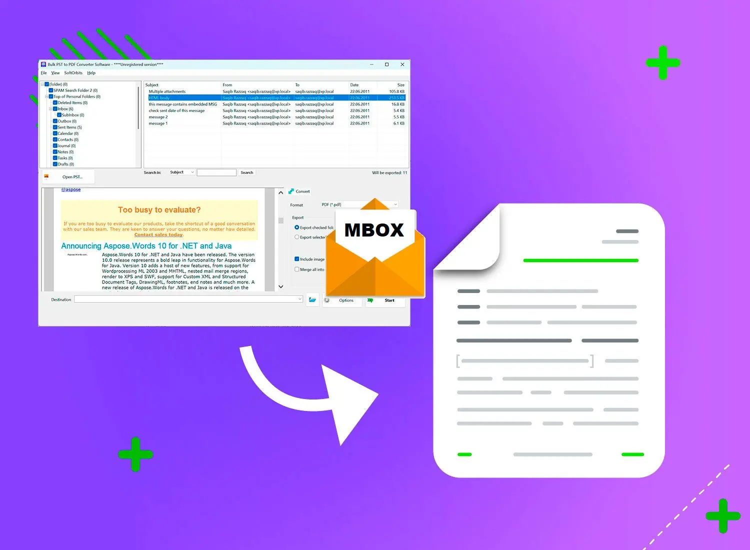 Được tạo để lưu trữ email riêng tư, ngoại tuyến.