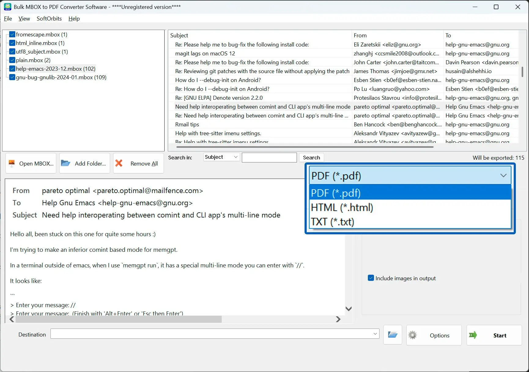 Xem trước và chọn PDF.
