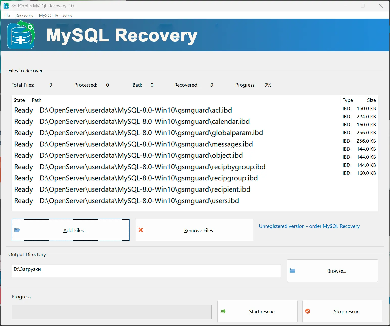 Thêm Tệp Cơ sở Dữ liệu.