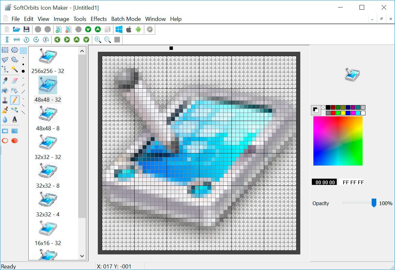 SoftOrbits Icon Maker Ảnh chụp màn hình.